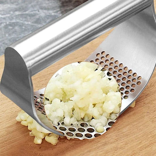 Stainless Steel Garlic Press